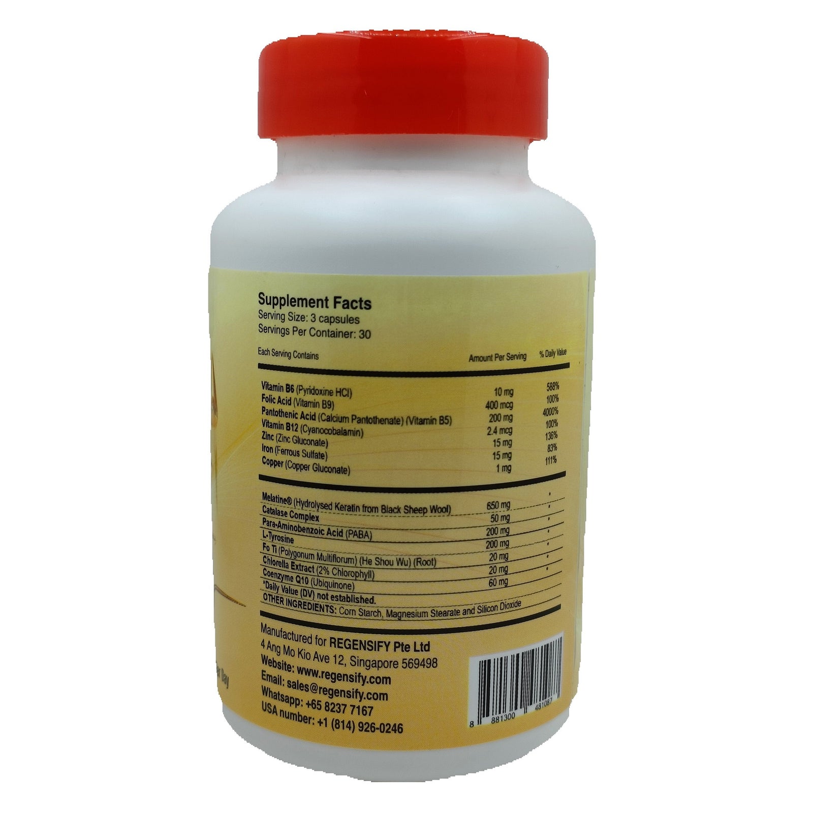 REGENSIFY Hair Melanin Booster Nutrition