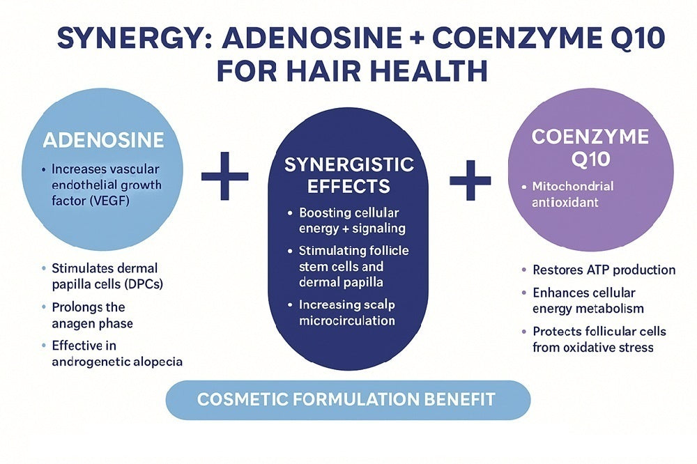Synergy: Adenosine + Coenzyme Q10 for Hair Health - By REGENSIFY