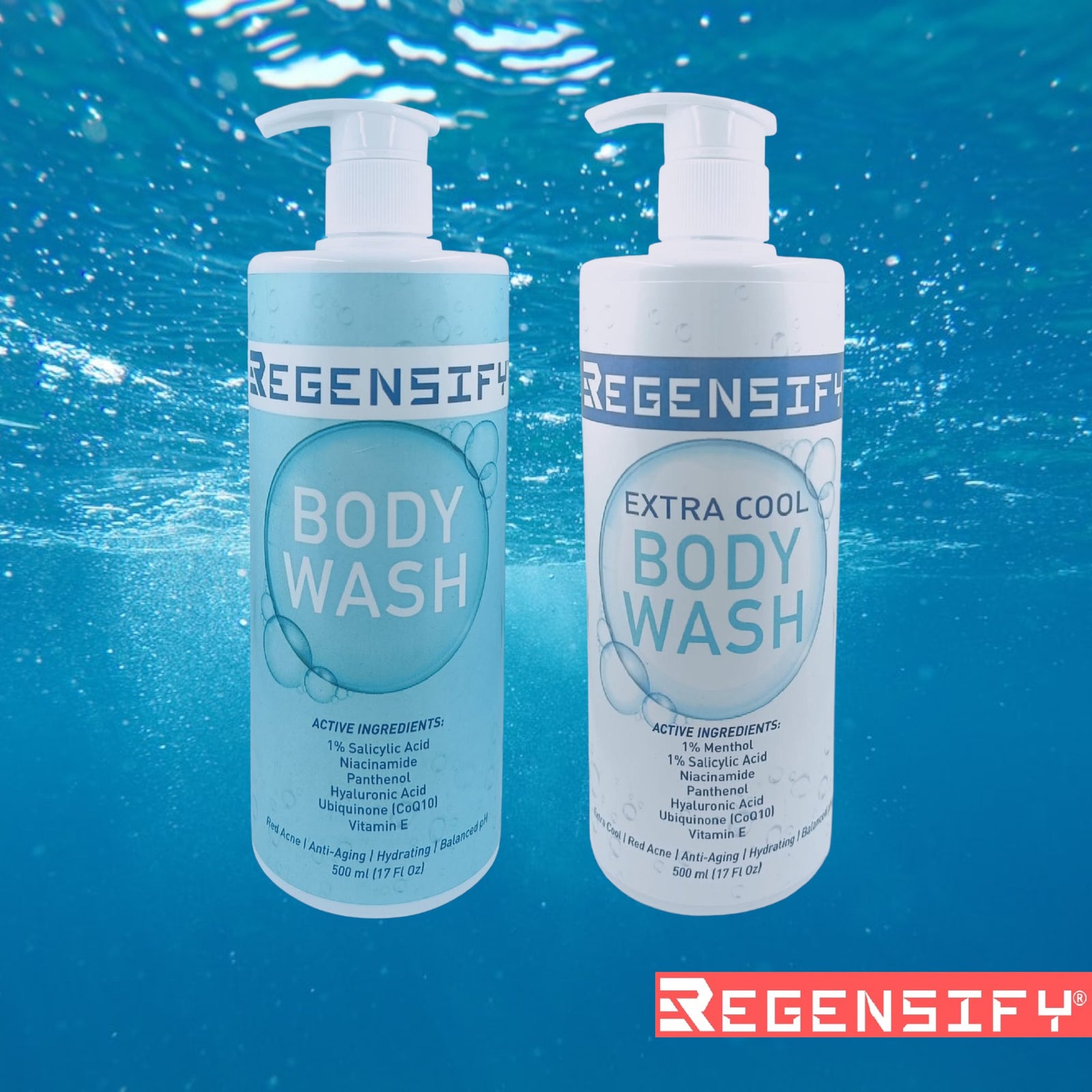 REGENSIFY Extra Cool Body Wash 500 ml
