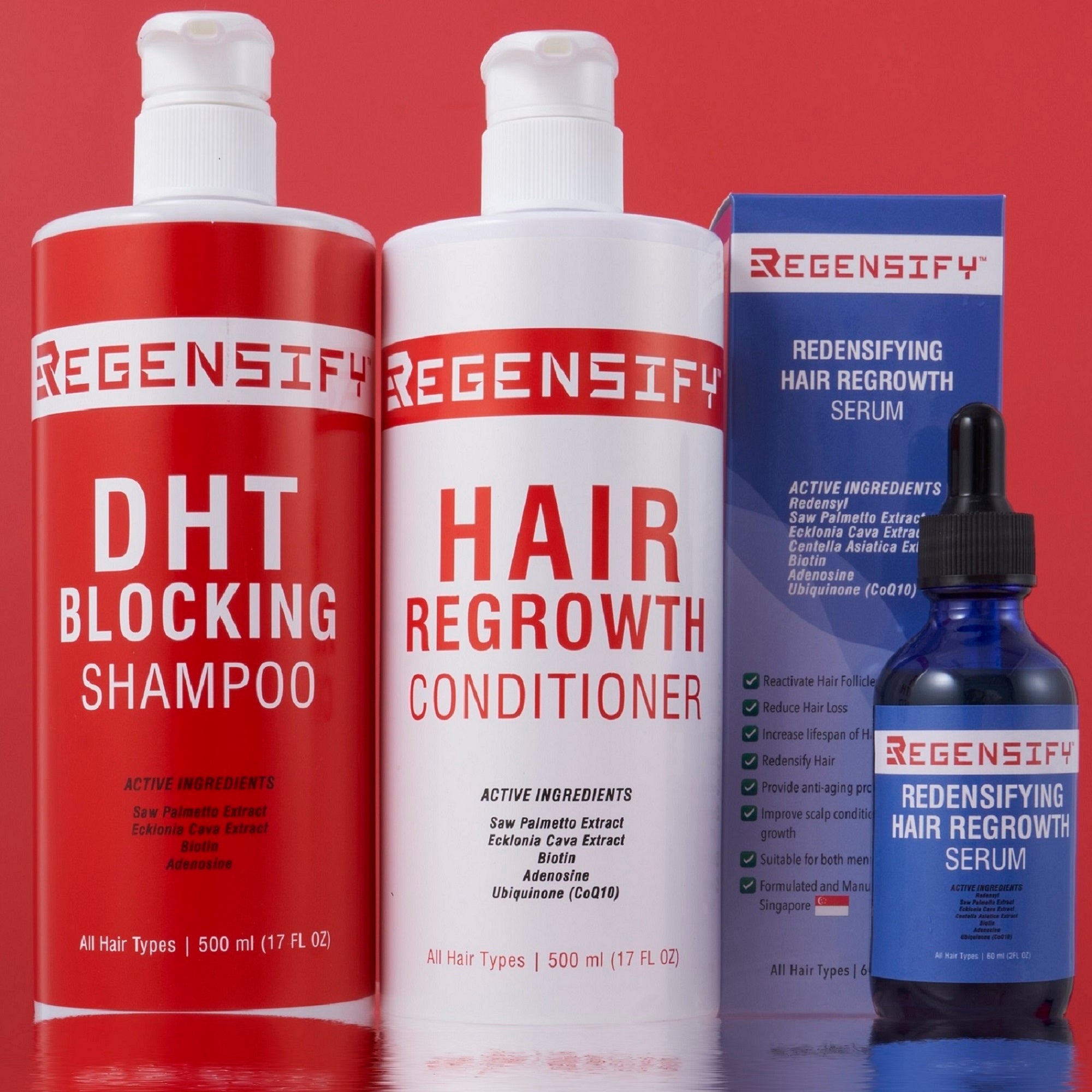 REGENSIFY DHT Blocking Shampoo Hair Regrowth Conditioner Redensyl Oil ...