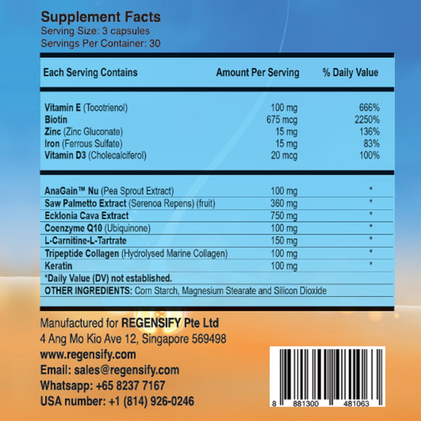 REGENSIFY Redensifying Hair Nutrition