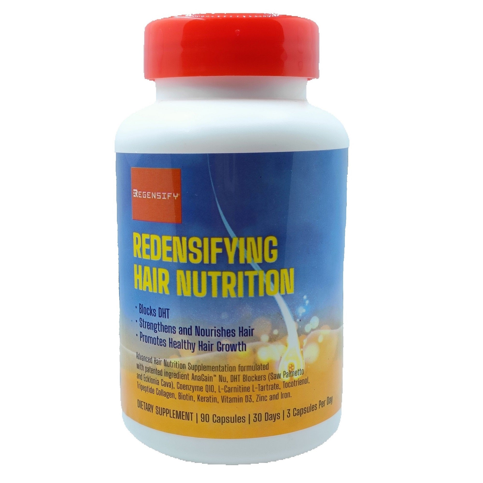 REGENSIFY Redensifying Hair Nutrition AnaGain Nu w DHT Blocker, CoQ10 - Regensify REGENSIFY Redensifying Hair Nutrition AnaGain Nu w DHT Blocker, CoQ10 - Regensify