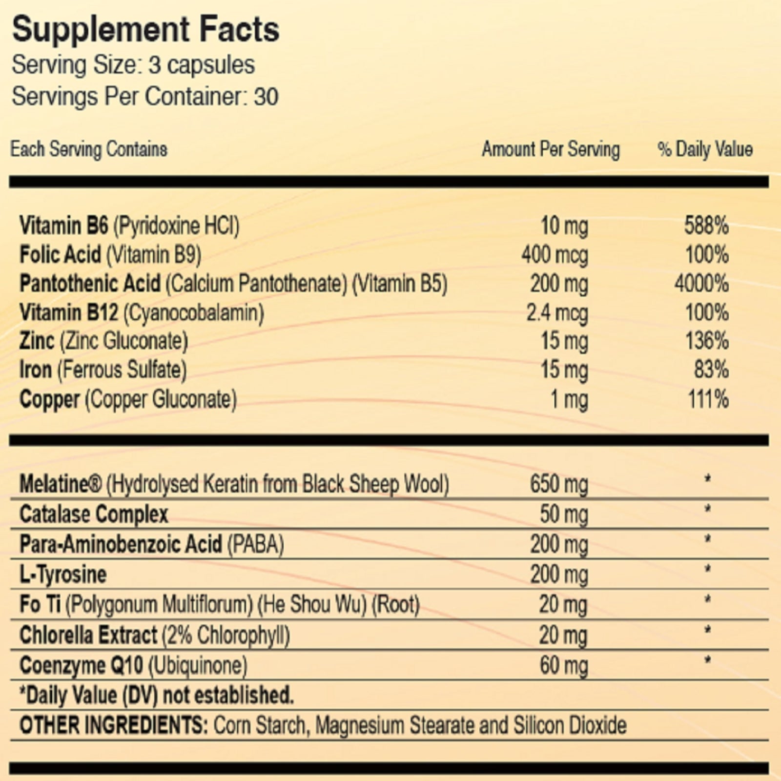 REGENSIFY Hair Melanin Booster Nutrition